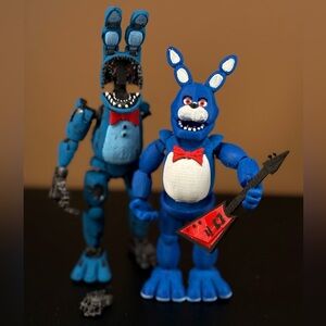 Fnaf movie Bonnie and withered Bonnie articulated 3d prints